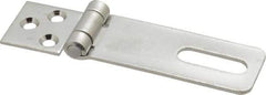 Value Collection - 1" Long x 3.62" Wide, Hasp - Stainless Steel - Exact Tool & Supply