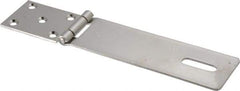 Made in USA - 1.88" Long x 8-3/4" Wide, Hasp - Stainless Steel - Exact Tool & Supply