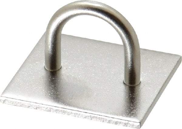 Made in USA - 0.625" High x 1" Wide x 113" Long Hasp Staple - 302/304 Stainless Steel, 0.072" Thick - Exact Tool & Supply