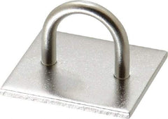 Made in USA - 0.625" High x 1" Wide x 113" Long Hasp Staple - 302/304 Stainless Steel, 0.072" Thick - Exact Tool & Supply