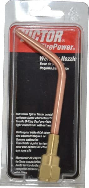 Victor - #1 Tip, 3/32 Inch Welding, All Gases, Welding Nozzle - Exact Tool & Supply