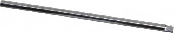 Made in USA - 1/4" Head Diam, 1/4" Shank Diam, 6" Overall Length, Counterbore Pilot - Exact Tool & Supply