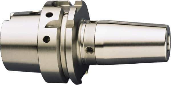 HAIMER - 8mm Hole Diam, HSK100A Taper Shank Shrink Fit Tool Holder & Adapter - 130mm Projection, 21mm Nose Diam, 36mm Clamping Depth, 25,000 RPM - Exact Tool & Supply