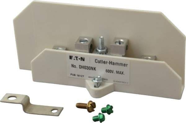 Eaton Cutler-Hammer - 30 to 60 Amp, Safety Switch Neutral Block - For Use with Heavy Duty Safety Switches - Exact Tool & Supply