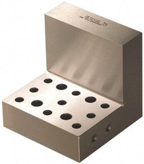 Suburban Tool - 4" Long x 4" Wide x 4" High, Compound, Series S0, Fine Pole, Sine Plate & Magnetic Chuck Combo - Angle Plate, Bolts, Handle, Locking Straps, Magnetic Chuck, Rails, Screws, Storage Case, T-Handle Hex Wrench, Vise & Washer - Exact Tool & Supply