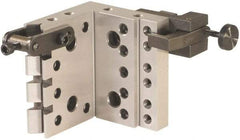 Suburban Tool - 3-1/8" Long x 6" Wide x 6" High, Compound, Series S1, Standard Pole, Sine Plate & Magnetic Chuck Combo - Angle Plate, Bolts, Handle, Locking Straps, Magnetic Chuck, Rails, Screws, Storage Case, T-Handle Hex Wrench, V-Block, Vise & Washer - Exact Tool & Supply