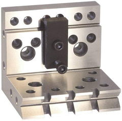 Suburban Tool - 6" Long x 6" Wide x 6" High, Compound, Series S1, Standard Pole, Sine Plate & Magnetic Chuck Combo - Angle Plate, Bolts, Handle, Locking Straps, Magnetic Chuck, Rails, Screws, Storage Case, T-Handle Hex Wrench, V-Block, Vise & Washer - Exact Tool & Supply