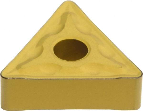 Sumitomo - TNMG434 EMU Grade AC700G Carbide Turning Insert - TiC Finish, 60° Triangle, 1/2" Inscr Circle, 3/16" Thick, 1/16" Corner Radius - Exact Tool & Supply