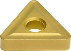Sumitomo - TNMG542 ENZ Grade AC820P Carbide Turning Insert - Al2O3 Finish, 60° Triangle, 5/8" Inscr Circle, 1/4" Thick, 1/32" Corner Radius - Exact Tool & Supply