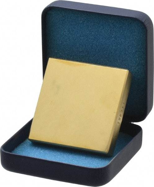 Made in USA - Rockwell B Scale, Hardness Calibration Test Block - B60 Hardness, Mid Hardness Range Description, 2 Piece - Exact Tool & Supply
