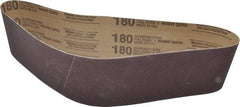 Tru-Maxx - 4" Wide x 36" OAL, 180 Grit, Aluminum Oxide Abrasive Belt - Aluminum Oxide, Very Fine, Coated, X Weighted Cloth Backing - Exact Tool & Supply