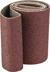 Tru-Maxx - 4" Wide x 60" OAL, 60 Grit, Aluminum Oxide Abrasive Belt - Aluminum Oxide, Medium, Coated, X Weighted Cloth Backing - Exact Tool & Supply