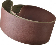 Tru-Maxx - 4" Wide x 60" OAL, 120 Grit, Aluminum Oxide Abrasive Belt - Aluminum Oxide, Fine, Coated, X Weighted Cloth Backing - Exact Tool & Supply
