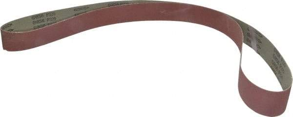 Tru-Maxx - 2" Wide x 72" OAL, 320 Grit, Aluminum Oxide Abrasive Belt - Aluminum Oxide, Extra Fine, Coated, X Weighted Cloth Backing - Exact Tool & Supply