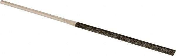 Value Collection - 5-1/2" OAL Fine Triangular Needle Diamond File - 11/64" Wide x 5/64" Thick, 2-3/4 LOC - Exact Tool & Supply