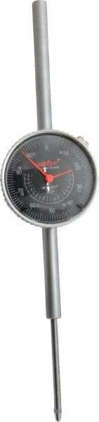 Value Collection - 2" Range, 0-100 Dial Reading, 0.001" Graduation Dial Drop Indicator - 2.28" Dial, Revolution Counter - Exact Tool & Supply