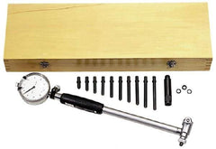 Value Collection - 6 Anvil, 10 to 16" Dial Bore Gage - 0.0005" Graduation, 16" Gage Depth - Exact Tool & Supply