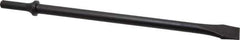 Value Collection - 3/4" Head Width, 11" OAL, 1-1/8" Shank Diam, Flat Chisel - Round Shank, Steel - Exact Tool & Supply