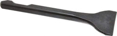 Value Collection - 2" Head Width, 7" OAL, 1/2" Shank Diam, Floor Scraper Chisel - Round Shank, Steel - Exact Tool & Supply