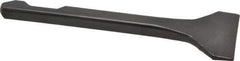 Value Collection - 3" Head Width, 7" OAL, 1/8" Shank Diam, Floor Scraper Chisel - Round Shank, Steel - Exact Tool & Supply