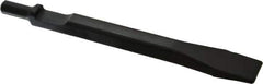 Value Collection - 3/4" Head Width, 7" OAL, 1/8" Shank Diam, Scaling Chisel - Round Shank, Steel - Exact Tool & Supply