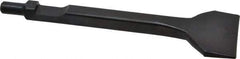 Value Collection - 2" Head Width, 7" OAL, 3/8" Shank Diam, Floor Scraper Chisel - Round Shank, Steel - Exact Tool & Supply