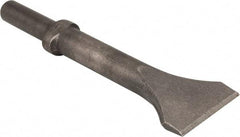 Made in USA - 2" Head Width, 9" OAL, Scaling Chisel - Round Drive, Round Shank, Alloy Steel - Exact Tool & Supply