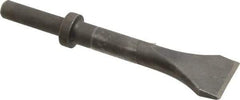 Made in USA - 2" Head Width, 9" OAL, Scaling Chisel - Round Drive, Round Shank, Alloy Steel - Exact Tool & Supply