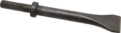 Made in USA - 2" Head Width, 9" OAL, Scaling Chisel - Hex Drive, Hex Shank, Alloy Steel - Exact Tool & Supply