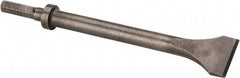 Made in USA - 2" Head Width, 12" OAL, Scaling Chisel - Hex Drive, Hex Shank, Alloy Steel - Exact Tool & Supply
