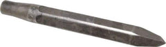 Made in USA - 10" OAL, Rivet Cutter Chisel - Round Drive, Round Shank, Alloy Steel - Exact Tool & Supply