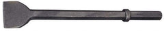 Made in USA - 3" Head Width, 20" OAL, 1-1/8" Shank Diam, Scaling Chisel - Hex Drive, Hex Shank, Alloy Steel - Exact Tool & Supply