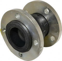 Unisource Mfg. - 3" Pipe, Neoprene Single Arch Pipe Expansion Joint - 6" Long, 3/8" Extension, 1/2" Compression, 225 Max psi, Flanged - Exact Tool & Supply