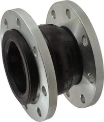 Unisource Mfg. - 4" Pipe, Neoprene Single Arch Pipe Expansion Joint - 6" Long, 1/2" Extension, 3/4" Compression, 225 Max psi, Flanged - Exact Tool & Supply