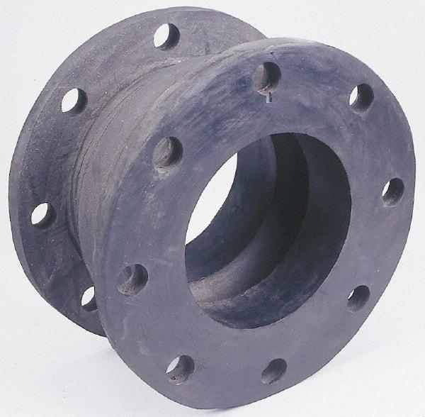 Unisource Mfg. - 8" Pipe, Chlorobutyl Wide Arch Pipe Expansion Joint - 6" Long, 3/4" Extension, 1-3/4" Compression, 225 Max psi, Flanged - Exact Tool & Supply
