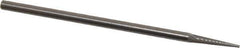 Made in USA - 1/8" Cut Diam, 1/8" Shank Diam, Cone Head Single Cut Burr - Carbide, Point End, 5/8" LOC, 1-1/2" OAL - Exact Tool & Supply