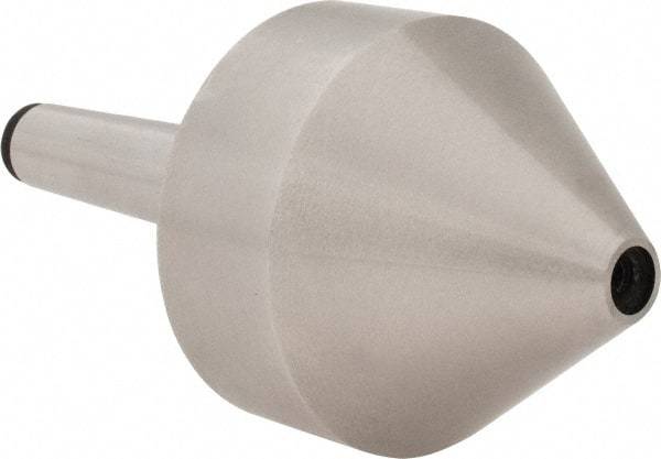 Interstate - MT5 Taper Shank, 5.79" Head Diam Live Center - 4.09" Head Length, 1.38" Point Diam, 2.9" Point Len, 1763.7 Lb Max Workpc, 9.58" OAL, Bull Nose Point - Exact Tool & Supply