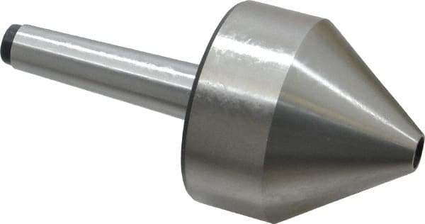 Interstate - MT2 Taper Shank, 2.48" Head Diam Live Center - 2.48" Head Length, 0.46" Point Diam, 1.42" Point Len, 396.83 Lb Max Workpc, 5.35" OAL, Bull Nose Point - Exact Tool & Supply