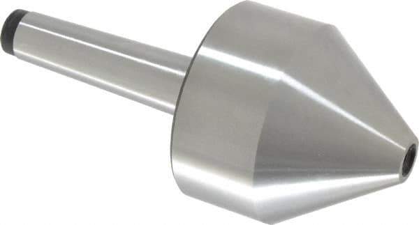 Interstate - MT3 Taper Shank, 3.07" Head Diam Live Center - 3.03" Head Length, 0.71" Point Diam, 1.65" Point Len, 396.83 Lb Max Workpc, 6.77" OAL, Bull Nose Point - Exact Tool & Supply