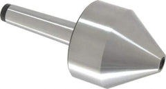Interstate - MT3 Taper Shank, 3.07" Head Diam Live Center - 3.03" Head Length, 0.71" Point Diam, 1.65" Point Len, 396.83 Lb Max Workpc, 6.77" OAL, Bull Nose Point - Exact Tool & Supply