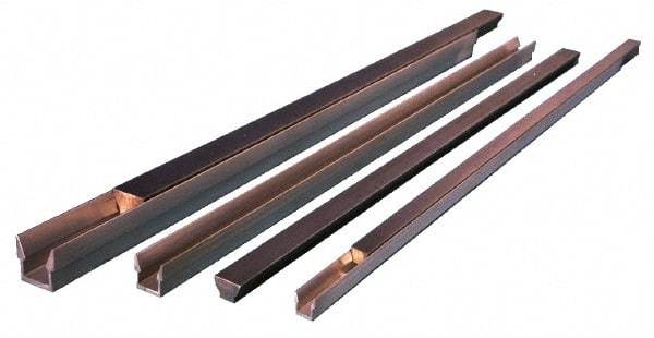 Mitee-Bite - 20" OAL 2" Width, Aluminum, Wedge Clamp Stock - Channel Shaped - Exact Tool & Supply