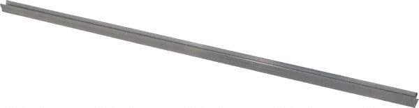 Mitee-Bite - 20" OAL 1/2" Width, Aluminum, Wedge Clamp Stock - Channel Shaped - Exact Tool & Supply