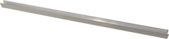 Mitee-Bite - 20" OAL 3/4" Width, Aluminum, Wedge Clamp Stock - Channel Shaped - Exact Tool & Supply