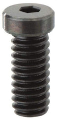 Mitee-Bite - 1/4-20, 1/2" Length, Stainless Steel, Black Oxide Finish, Cam Clamp Screw - Use with Mitee-Bite MB-SS4 - Exact Tool & Supply