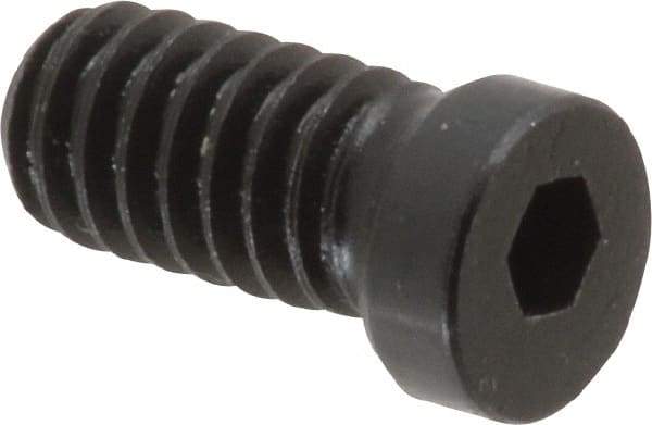 Mitee-Bite - 1/4-20, 1/2" Length, Carbon Steel, Black Oxide Finish, Cam Clamp Screw - Use with Mitee-Bite MB-4 - Exact Tool & Supply