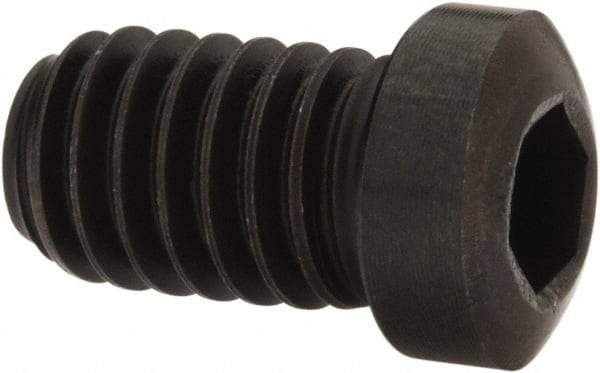 Mitee-Bite - 5/16-18, 1/2" Length, Carbon Steel, Black Oxide Finish, Cam Clamp Screw - Use with Mitee-Bite MB-5C - Exact Tool & Supply