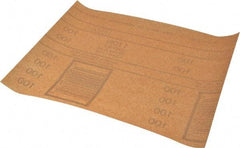 3M - 100 Grit, Garnet Sanding Sheet - 11" Long x 9" Wide, Fine Grade, A Weighted Paper Backing - Exact Tool & Supply
