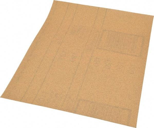 3M - 120 Grit, Garnet Sanding Sheet - 11" Long x 9" Wide, Fine Grade, A Weighted Paper Backing - Exact Tool & Supply