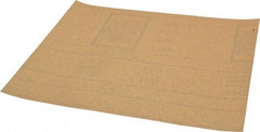 3M - 150 Grit, Garnet Sanding Sheet - 11" Long x 9" Wide, Very Fine Grade, A Weighted Paper Backing - Exact Tool & Supply