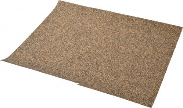 3M - 36 Grit, Aluminum Oxide Sanding Sheet - 11" Long x 9" Wide, Very Coarse Grade, D Weighted Paper Backing - Exact Tool & Supply